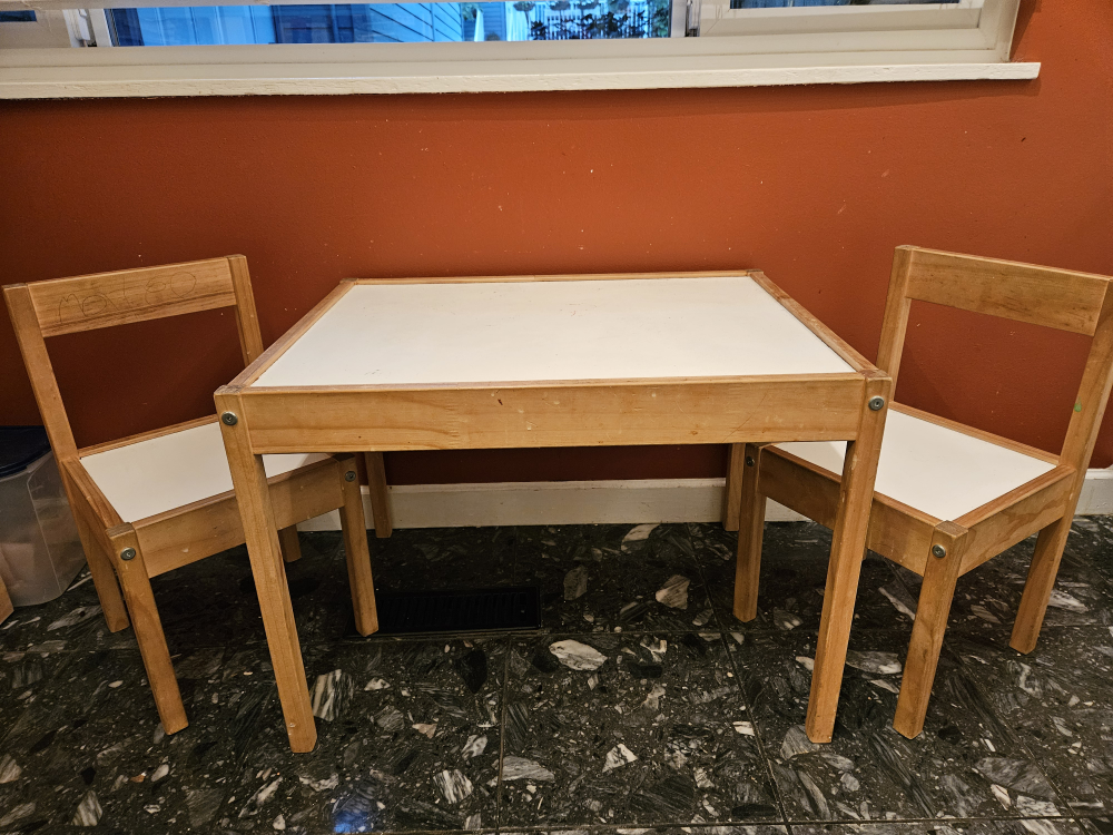 Kids Table and Chairs Set