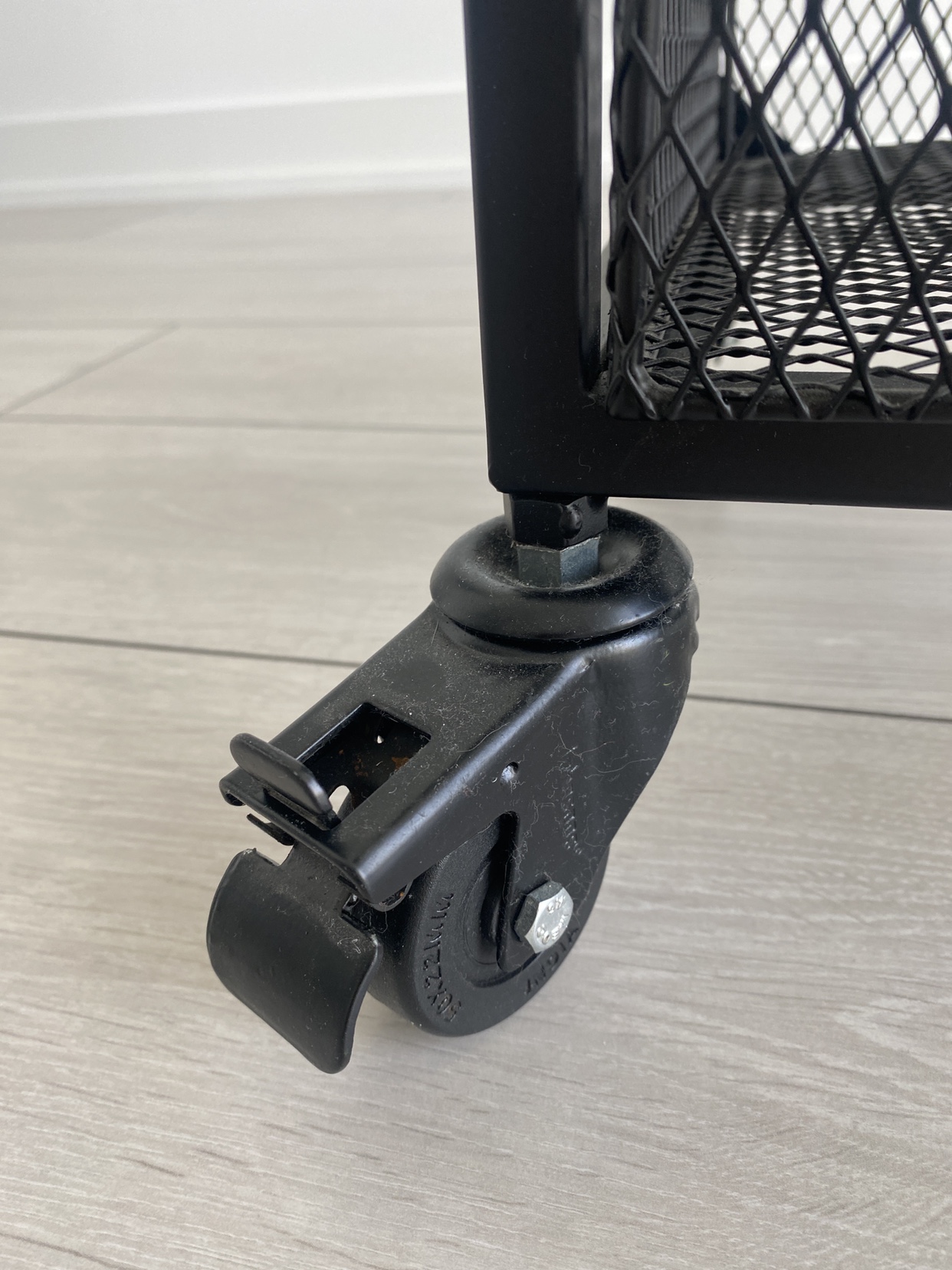 Black Rolling Storage Cart / organizer - photo 2