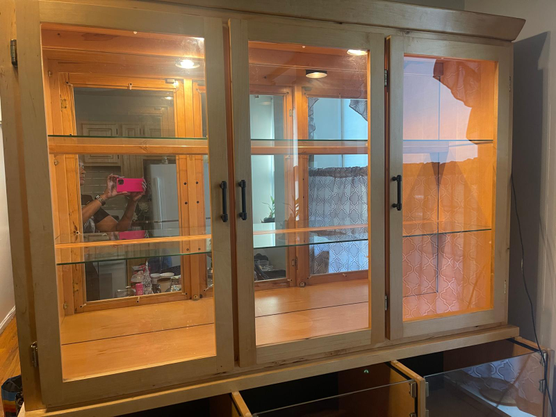 Wooden Display Cabinet