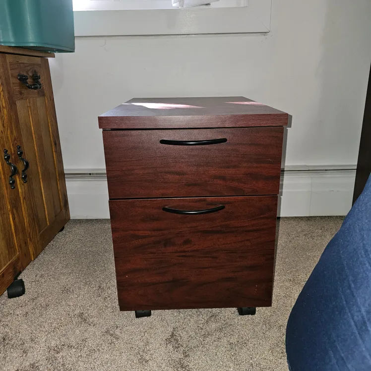 "🧡"Two Drawer Mobile Filing Cabinet thumbnail