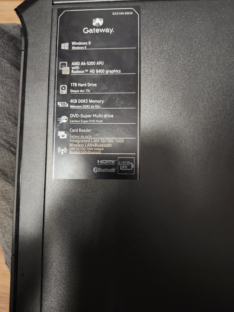 Gateway Desktop Computer