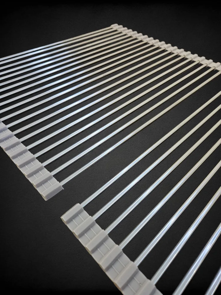 Over sink Roll up Dish Drying Rack & Strainer (Set of 2) image indicator(3)