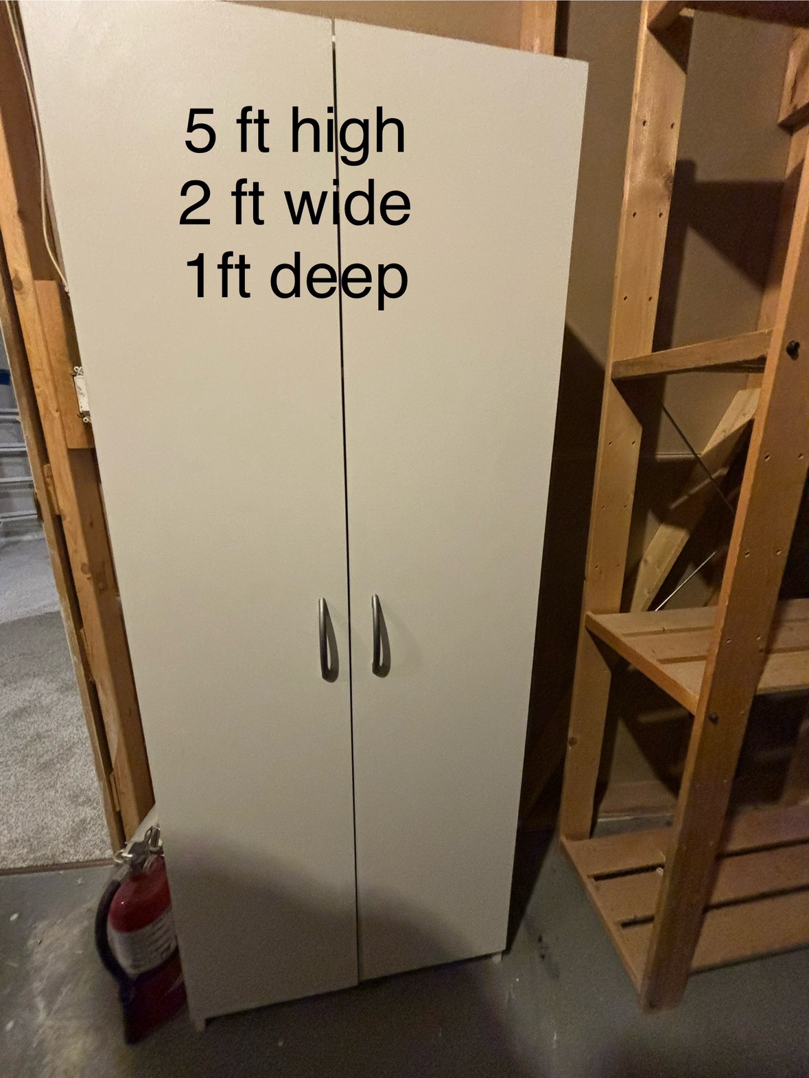 Free cupboard and shelf