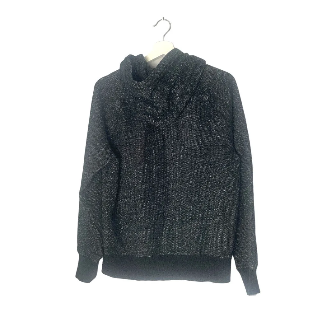 Roots Logo Kanga Hoodie Sweatshirt Size XS-S in Black Pepper image indicator(2)