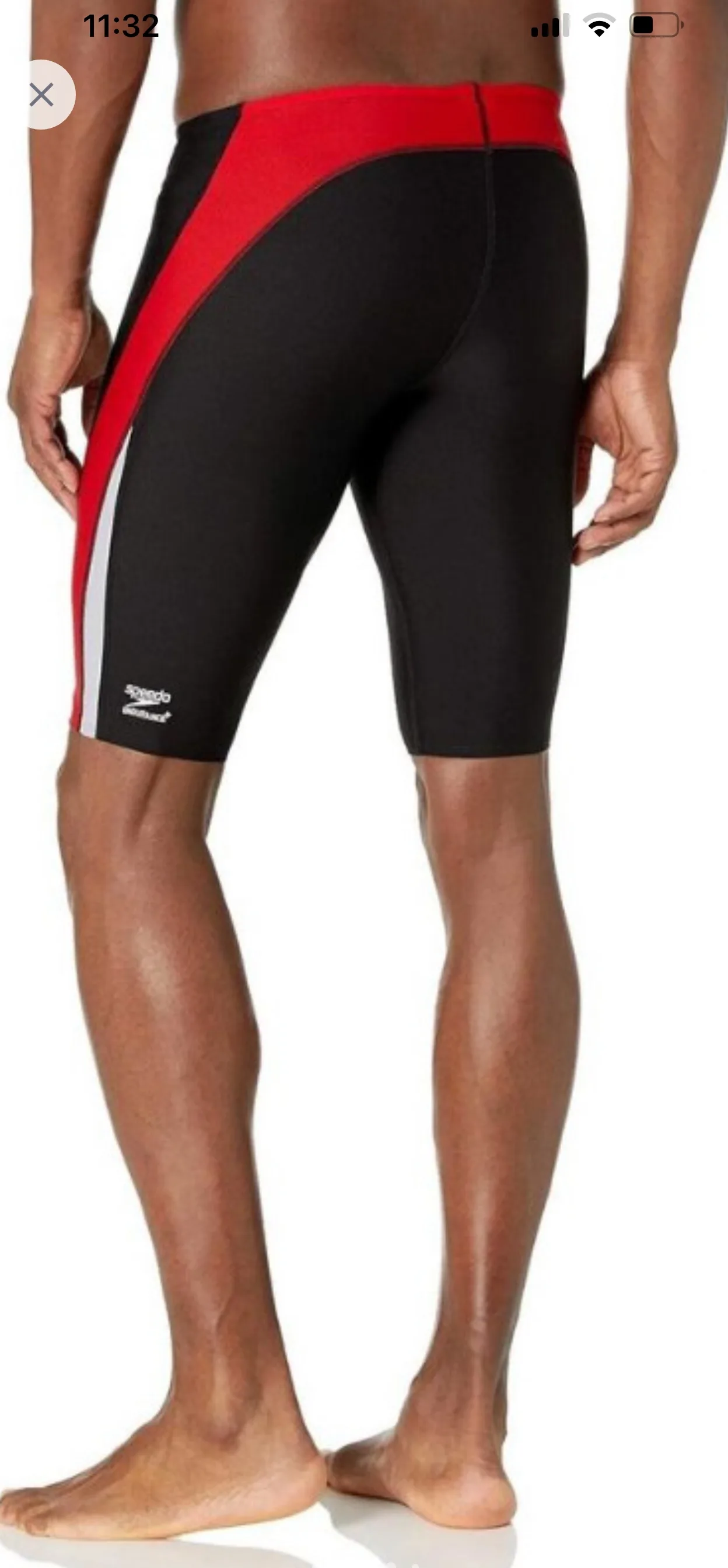Speedo Men's Endurance+ Launch Splice Jammer Swimsuit Size 38 image indicator(2)