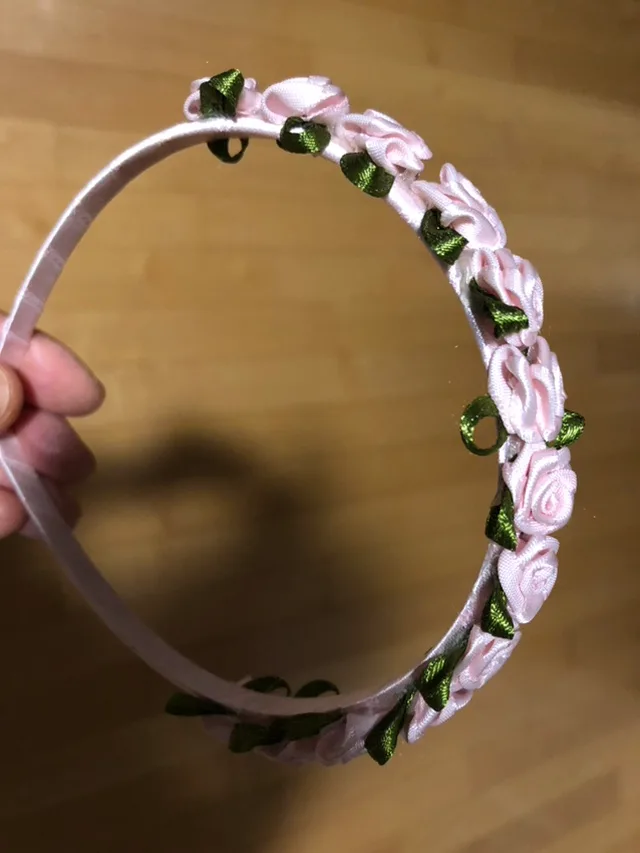 Pink Flower Headband image indicator(3)