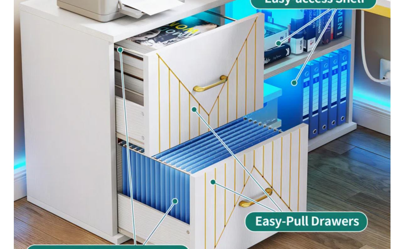 White Desk Drawer Organizer - photo 2