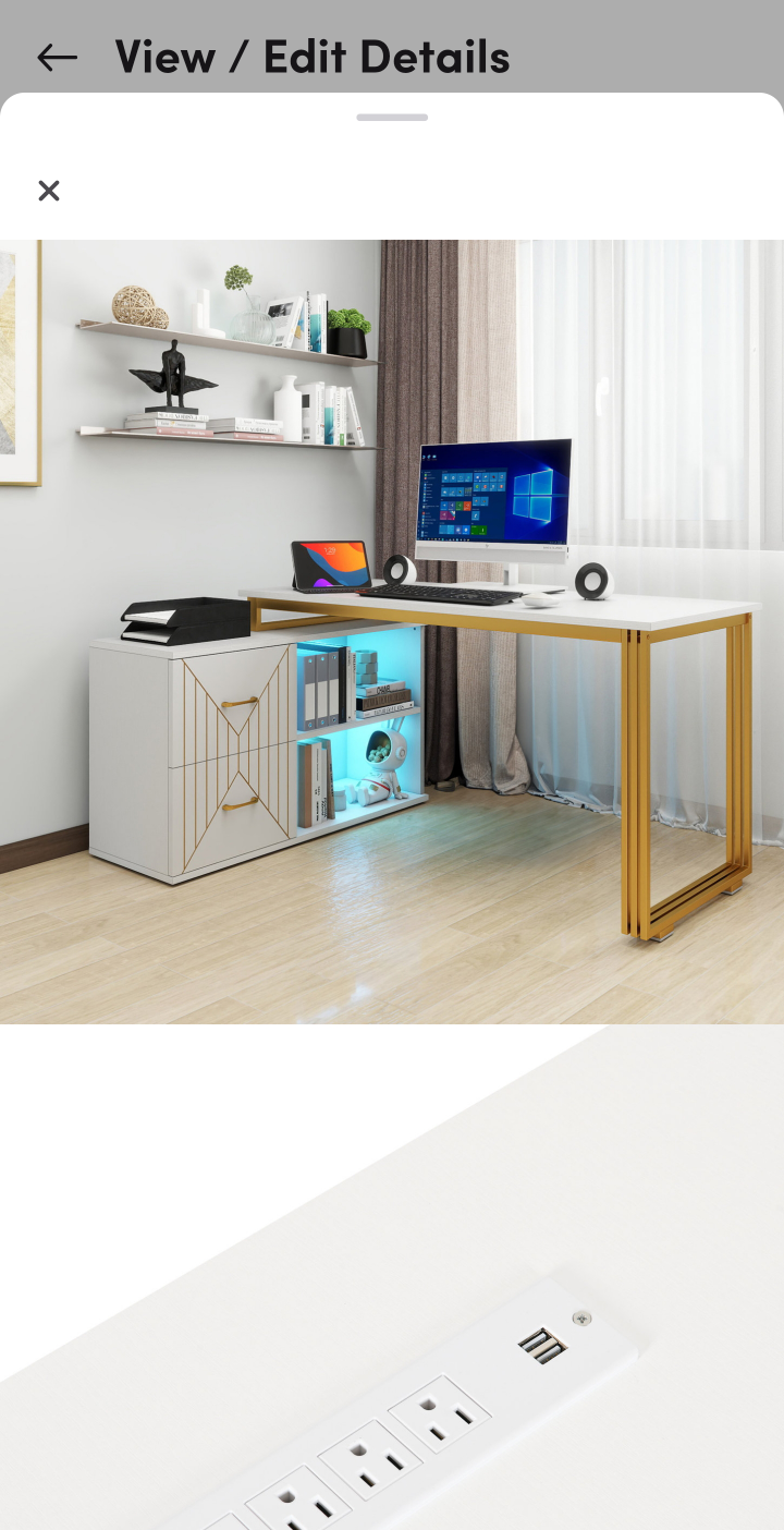 White Desk Drawer Organizer - photo 4