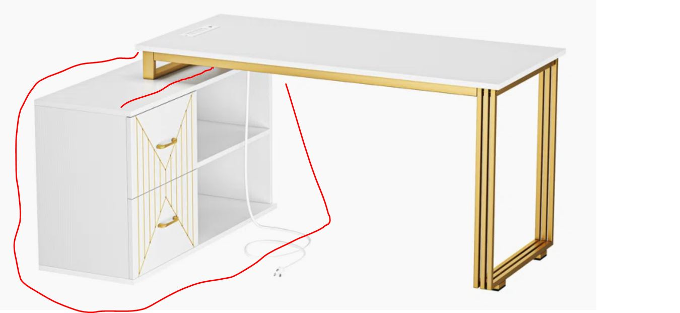 White Desk Drawer Organizer - photo 5