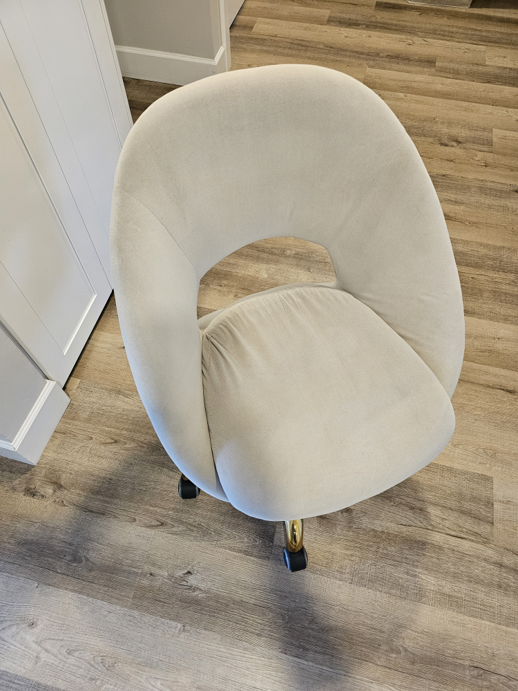 Gold Swivel Desk Chair