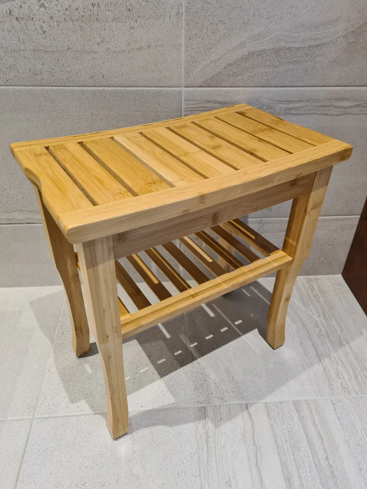 Hardwood Bamboo Stool image indicator(2)