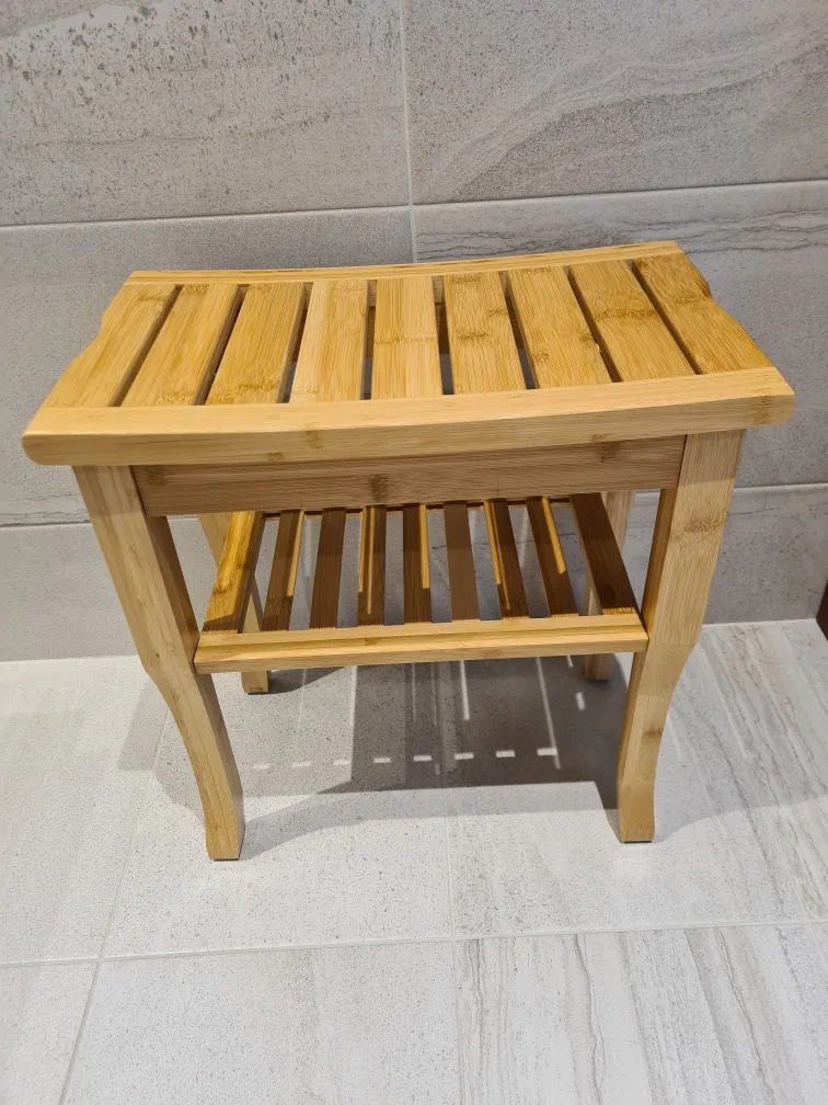 Hardwood Bamboo Stool image indicator(3)