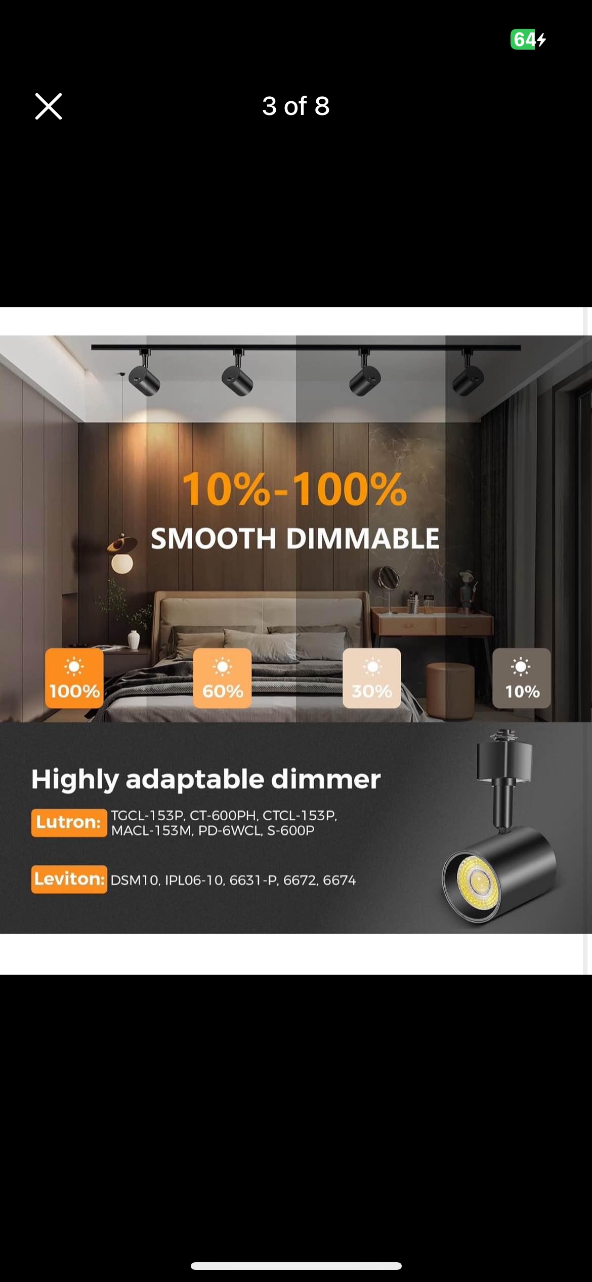 4 Pack LED Track Lighting Heads - photo 3