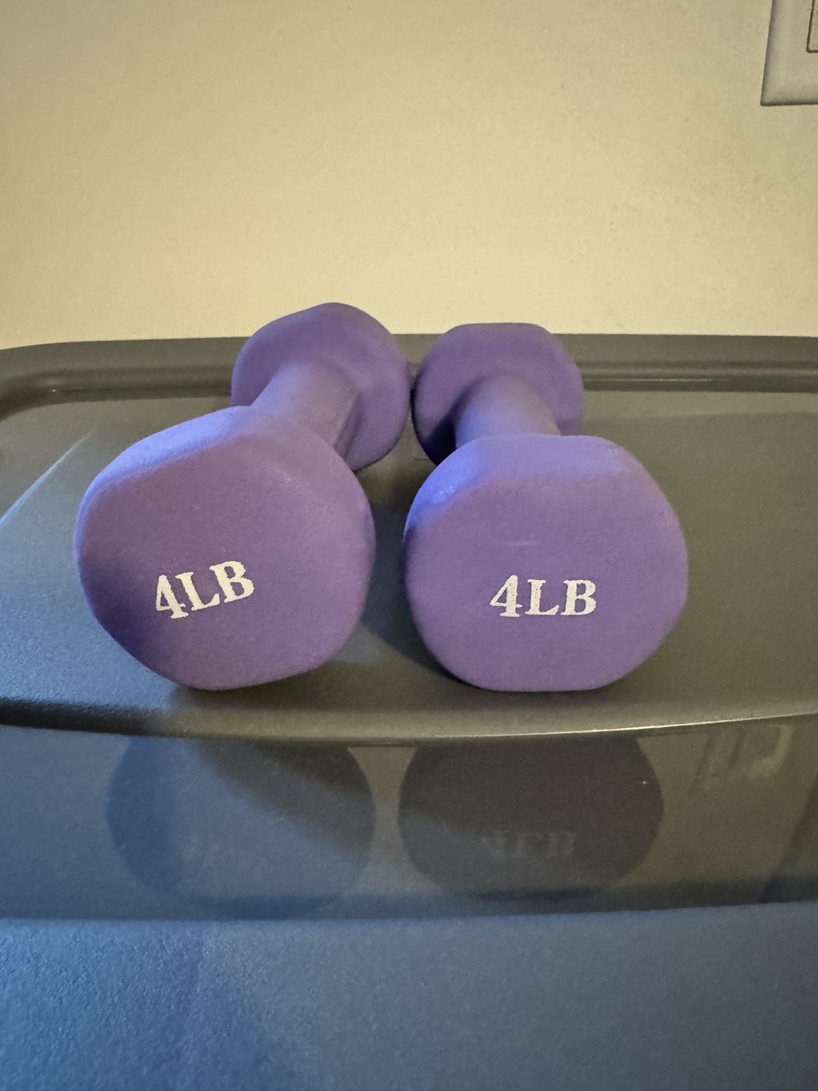 4 LB Purple Dumbbells - photo 2
