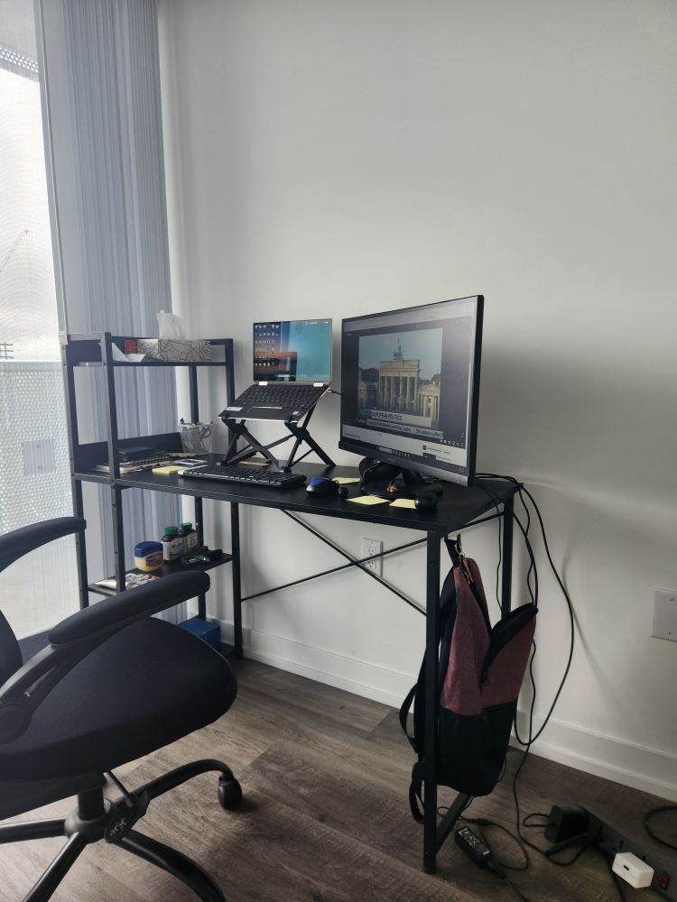 ODK Desk with Shelves & Monitor Stand - photo 2