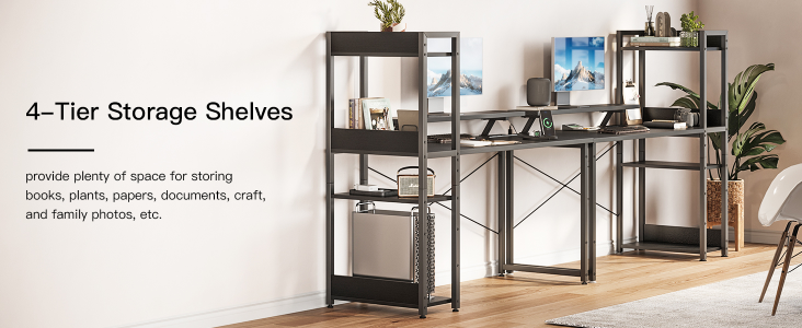 ODK Desk with Shelves & Monitor Stand - photo 5