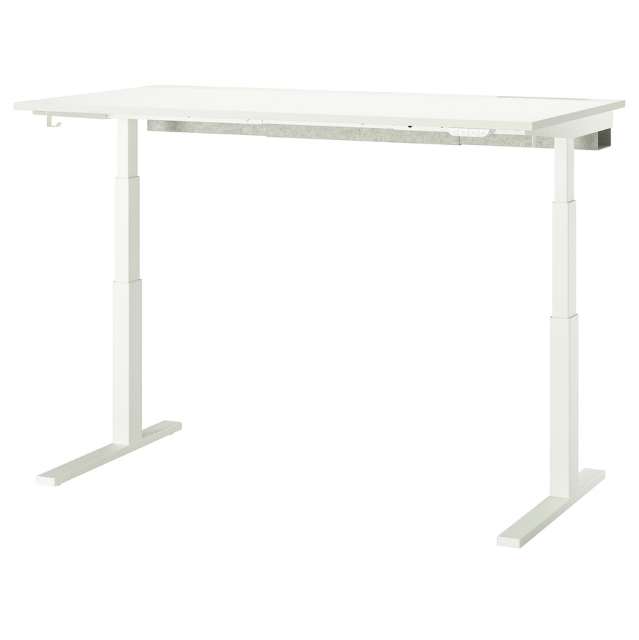 White Electric Standing Desk - photo 2