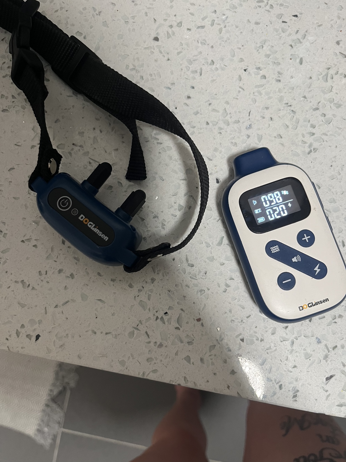 Dog training collars