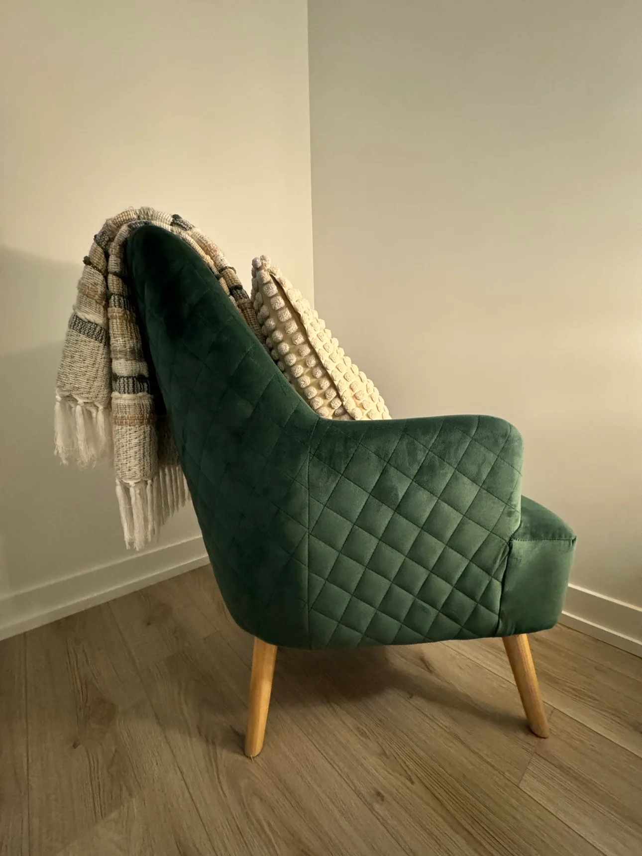 Velvet Green Armchair image indicator(2)