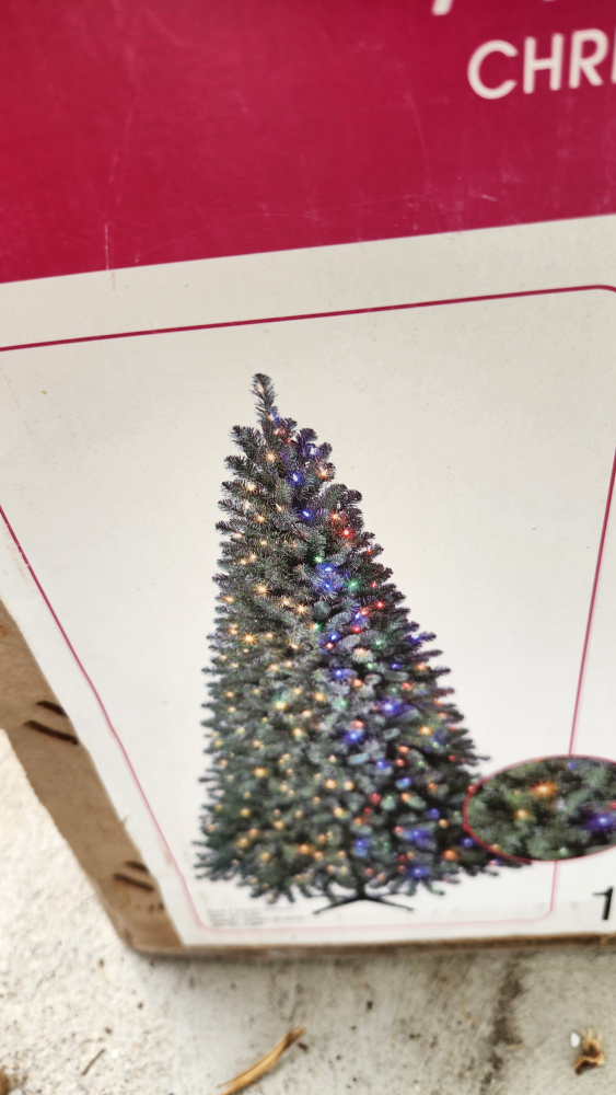 Ashland 7.5 ft Pre-Lit Whistler Pine Artificial Christmas Tree