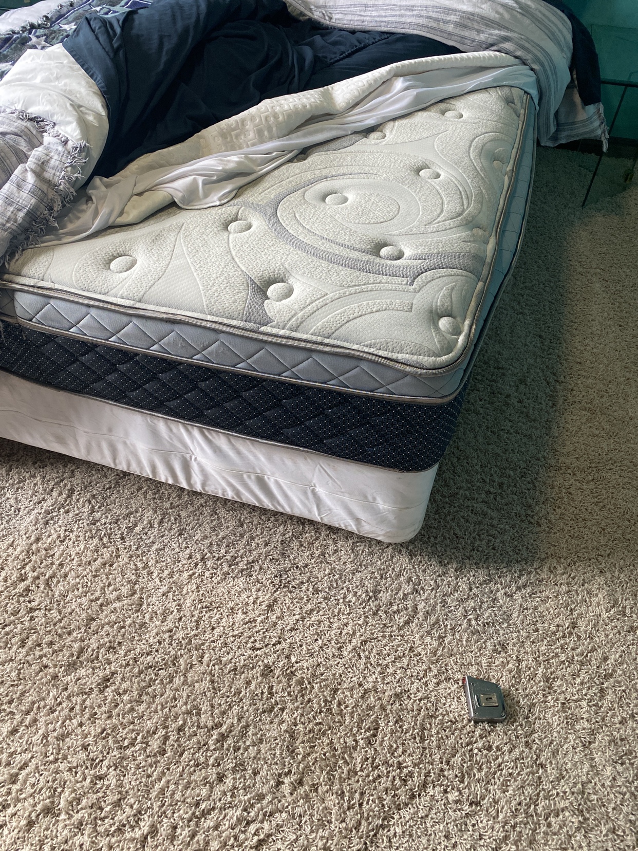 Queen Mattress and Headboard