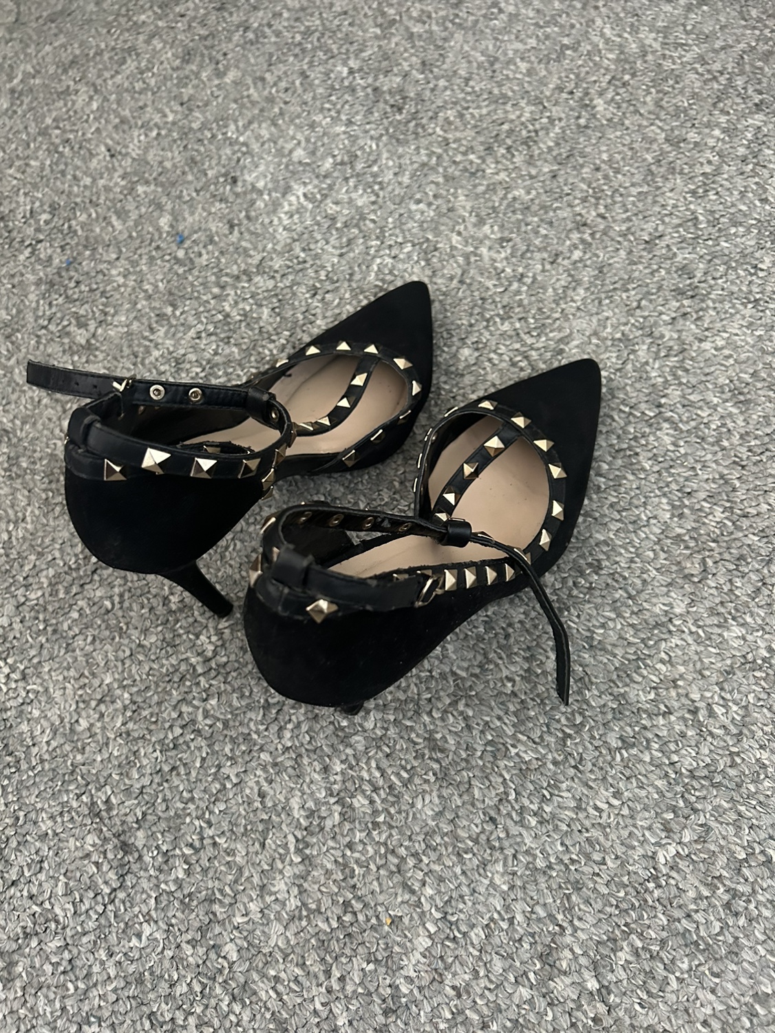Black and gold heel size 8 - photo 2