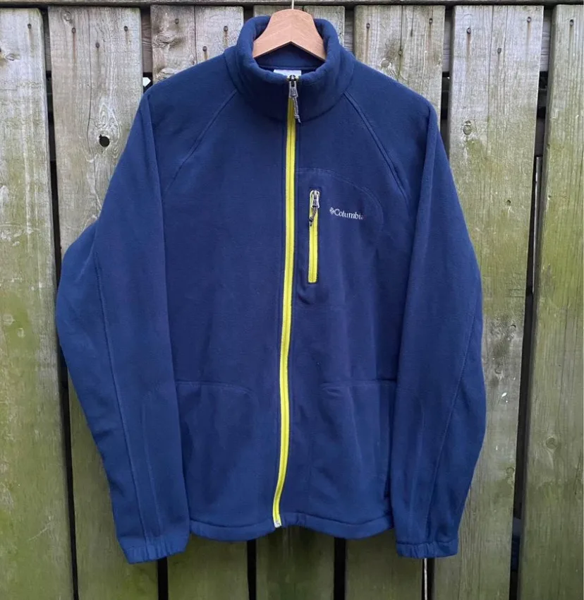 Columbia Fleece Zip-Up Sweater (men’s medium) thumbnail