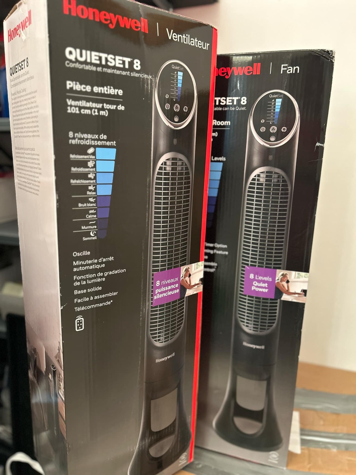 Honeywell QuietSet 8 Tower Fan - photo 2