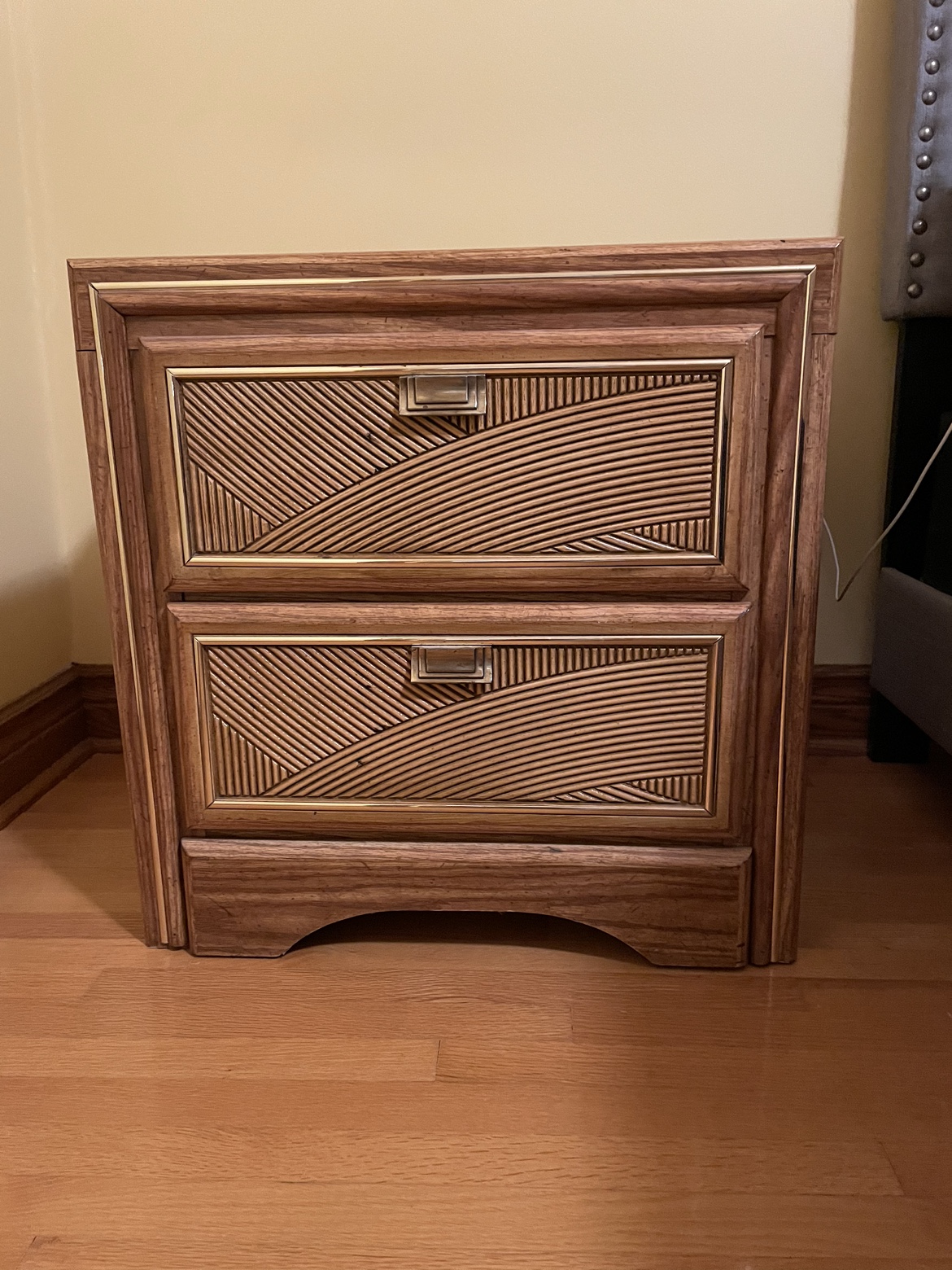 Wood Nightstand