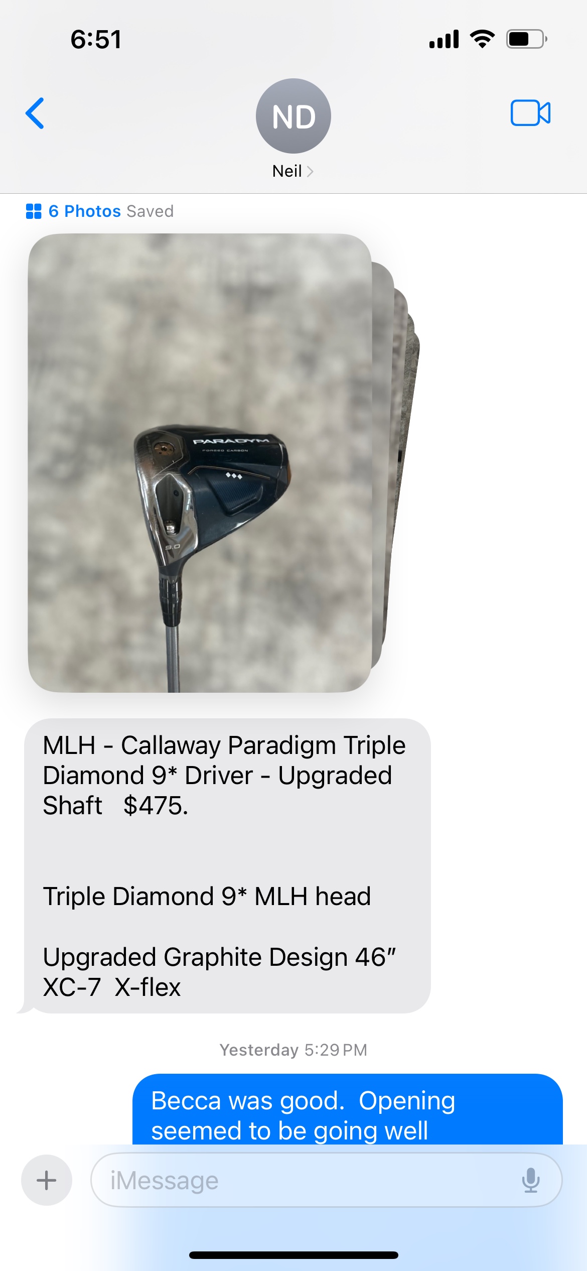 Callaway Paradym Triple Diamond Driver 9*