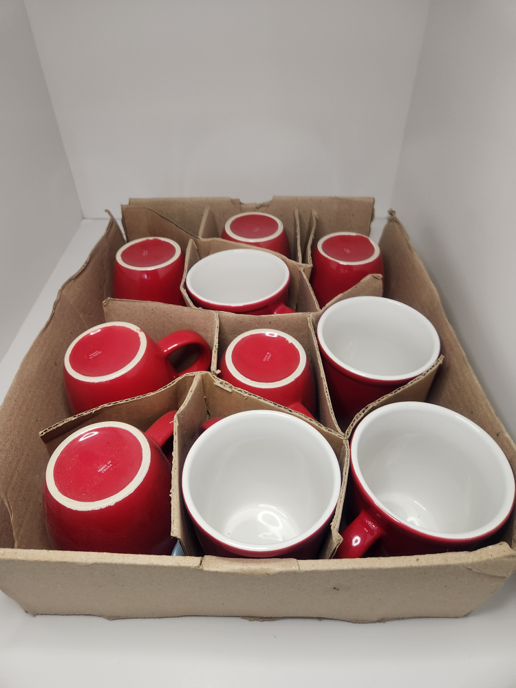 Set of 10 Large Red Coffee Mugs - photo 3
