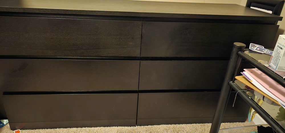 Black Ikea Malm drawer dresser - photo 3