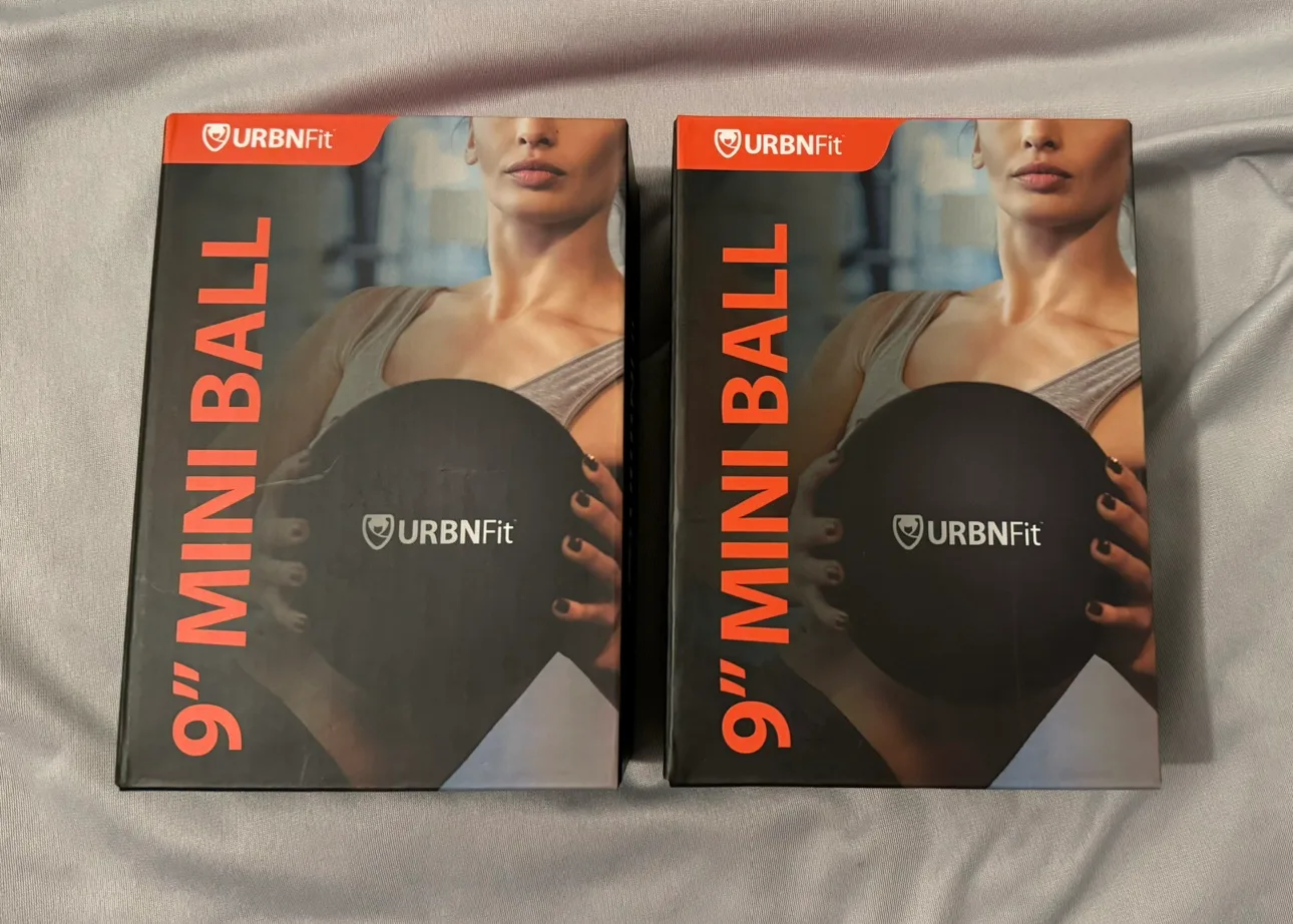 URBnFit 9" Mini Exercise Ball (2 Packages) thumbnail