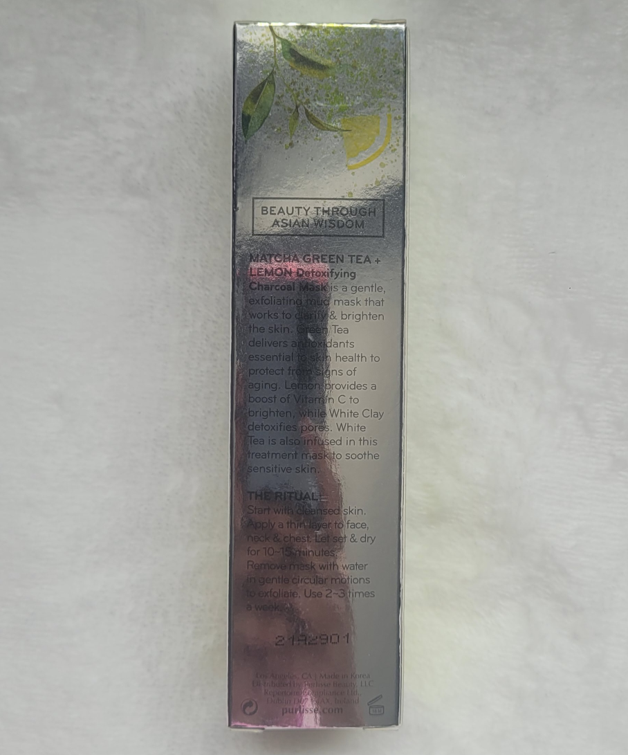 Purlisse Matcha Green Tea + Lemon Detoxifying Charcoal Mask - photo 4