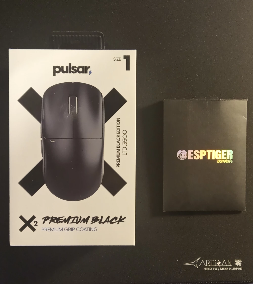 Pulsar X2 mini [Prem Black] w/ Tiger Ice Skates and Grip Tape