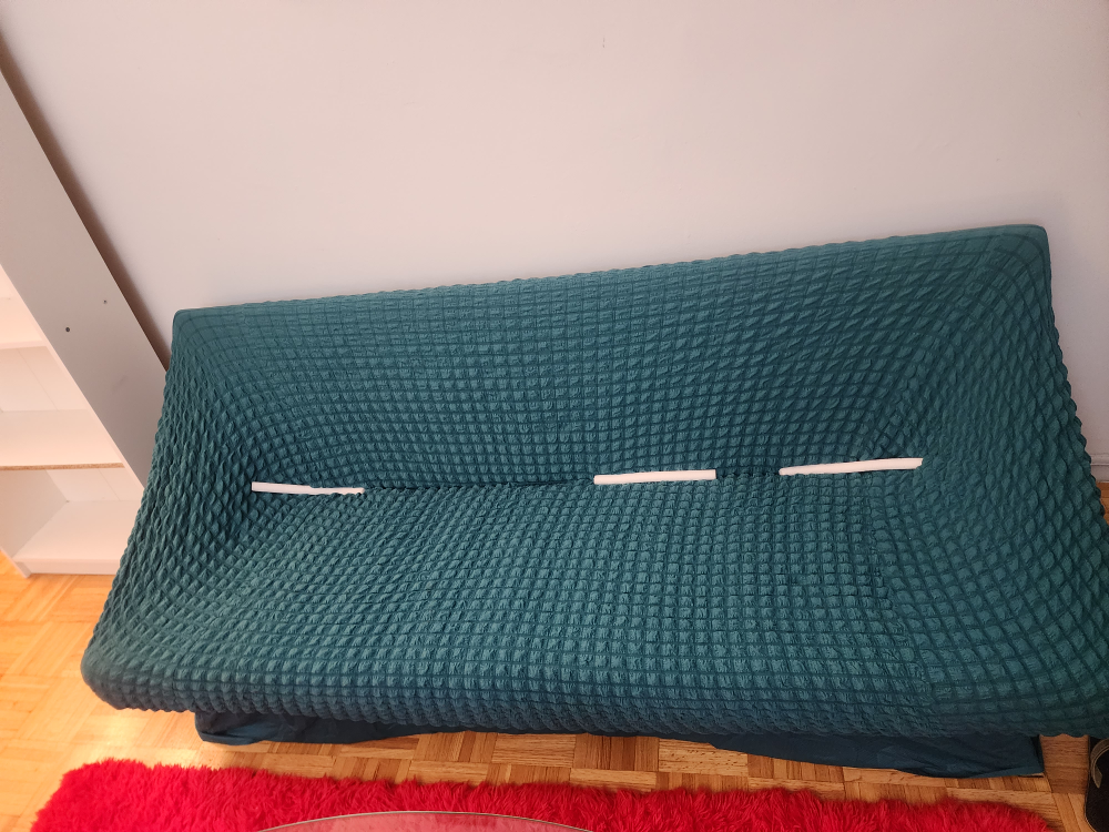Teal Futon Sofa - photo 2