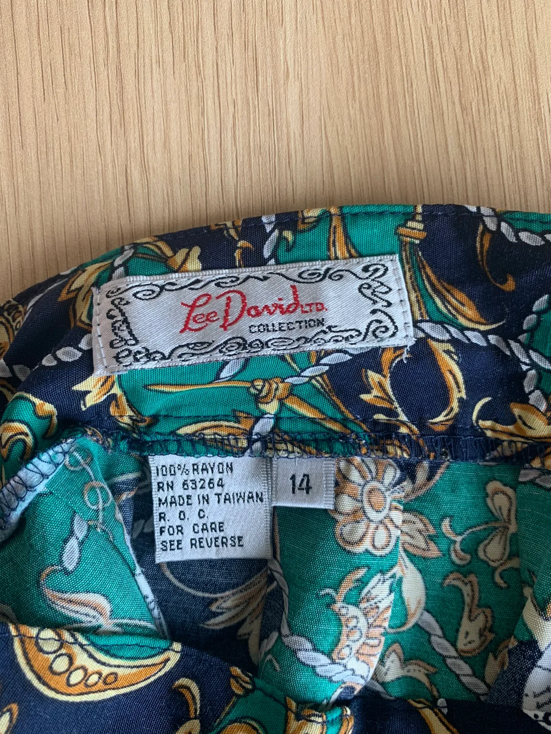 Vintage Pleated Printed Skirt image indicator(10)