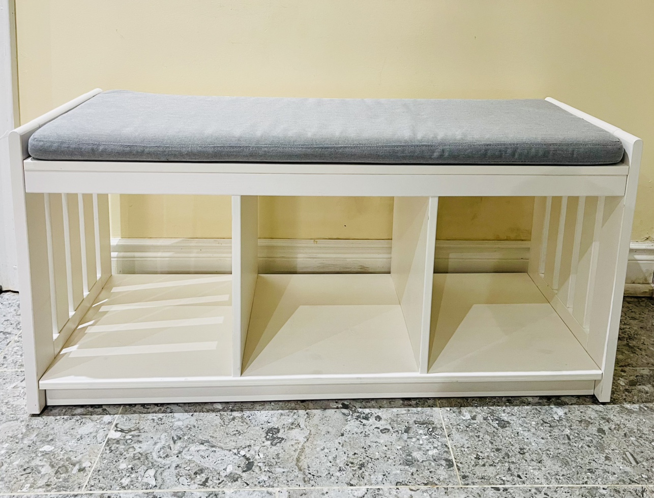 Storage Bench with Cushion