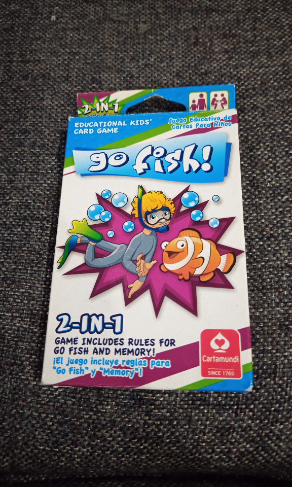 Go Fish! 2-in-1 Card Game 🧡