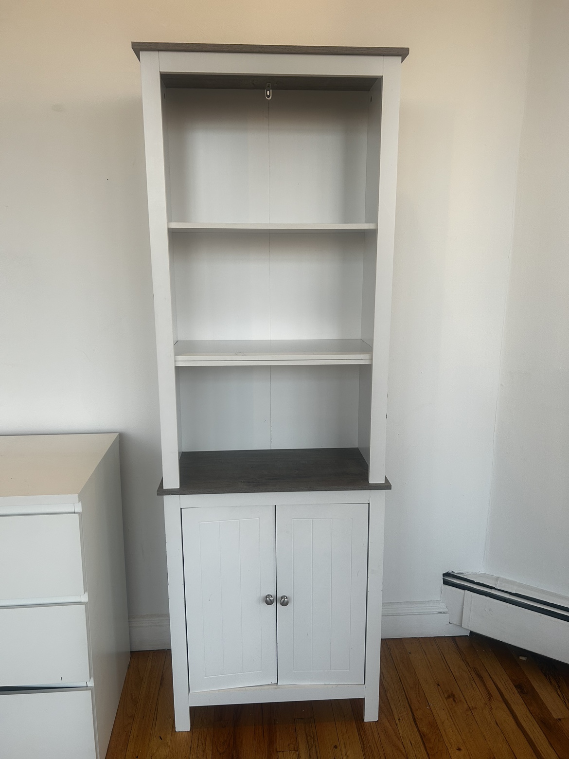 White Cabinet Shelf