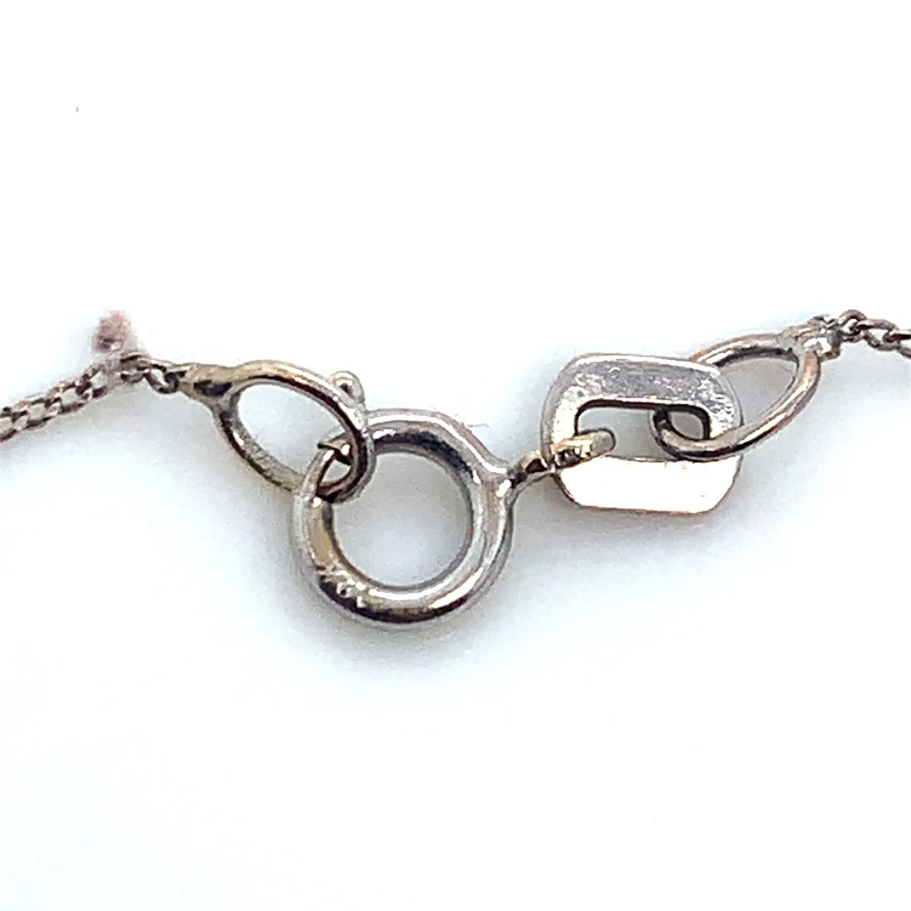 10kWG Diamond Eternity Circle Pendant Necklace 22” image indicator(6)