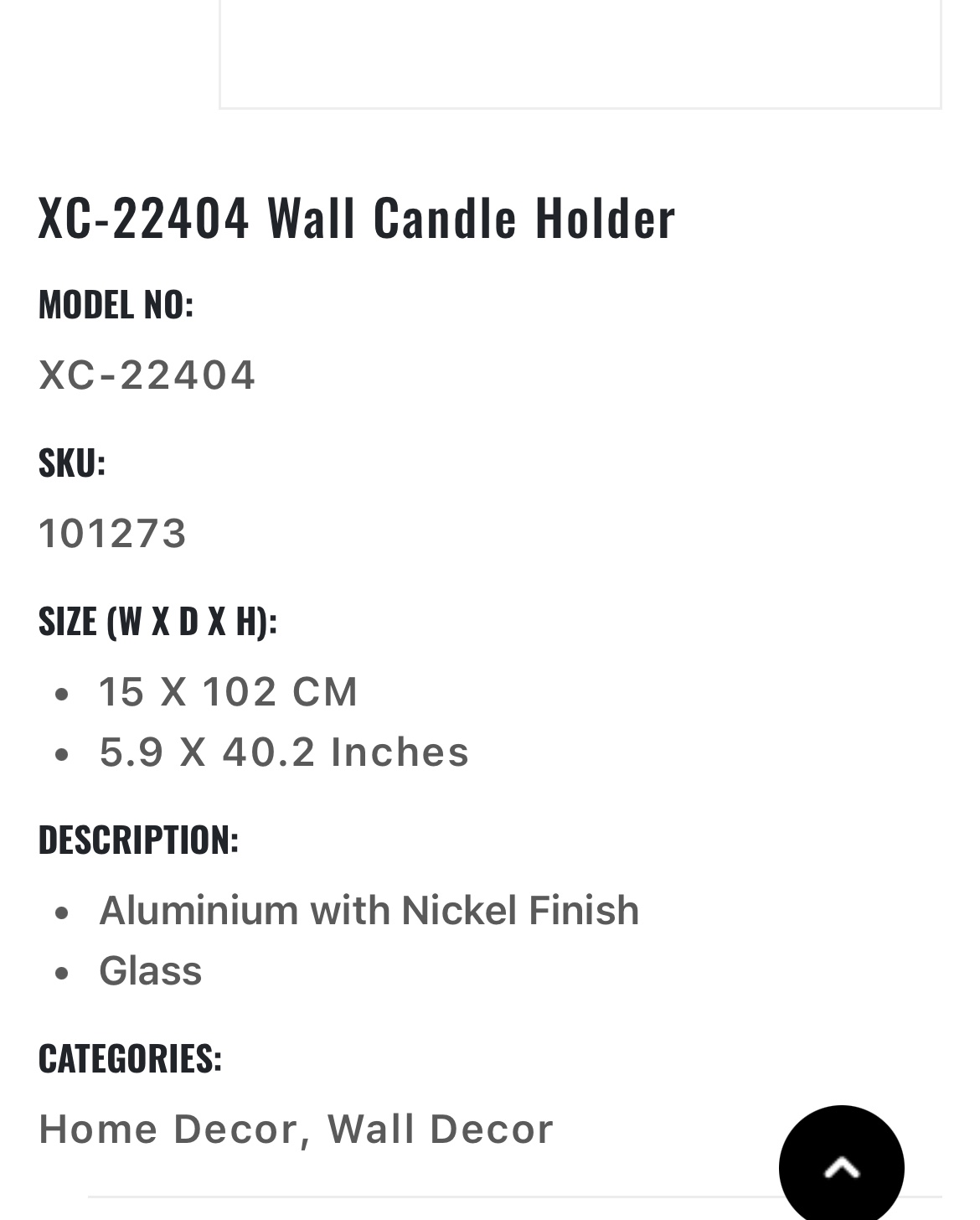 Wall Candle Holder / Sconces - photo 3