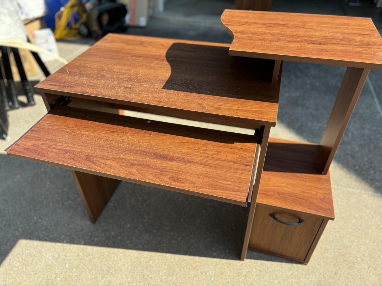 Wooden Computer Desk - photo 5