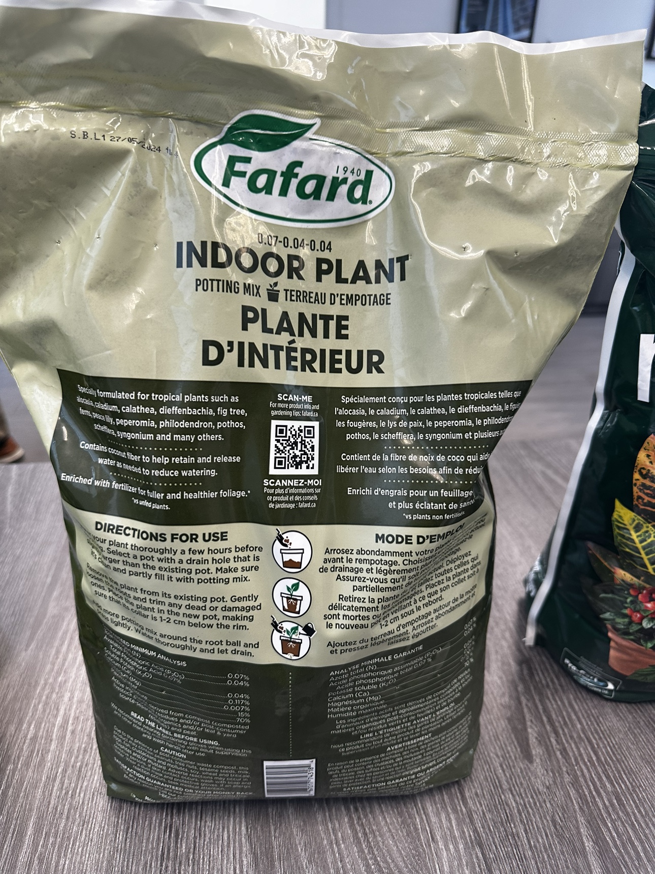 Fafard Indoor Plant Potting Mix