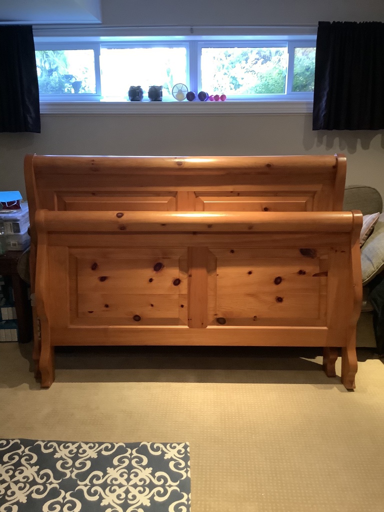 Sleigh Bed Frame - Queen - photo 2