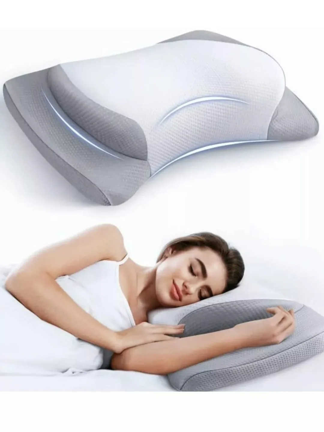Ergonomic Memory Foam Pillow thumbnail