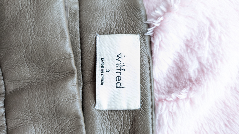 Wilfred Faux Leather Skirt - photo 3