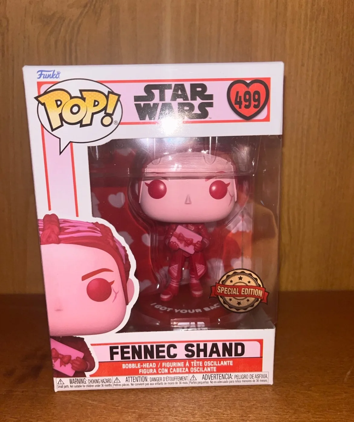 Pop! Star Wars Fennec Shand Valentine's Day Special Edition thumbnail