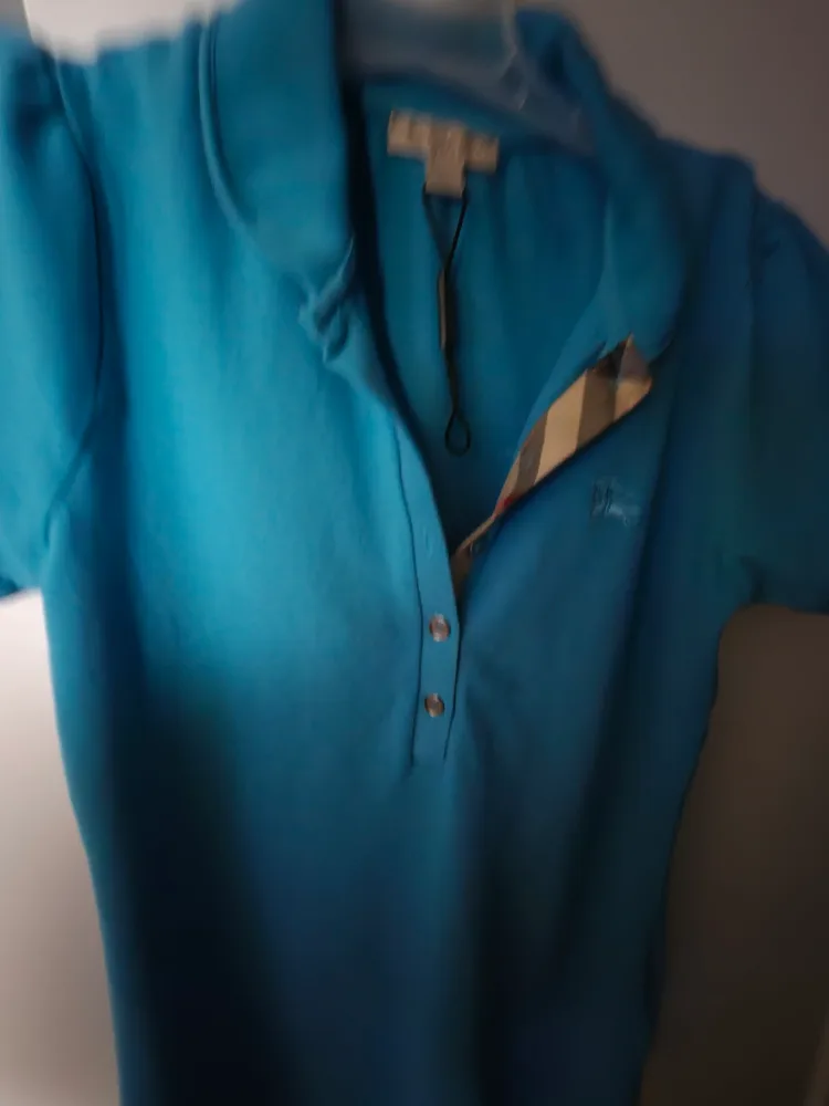 Authentic Burberry Brit Women's Size S Polo Shirt image indicator(3)