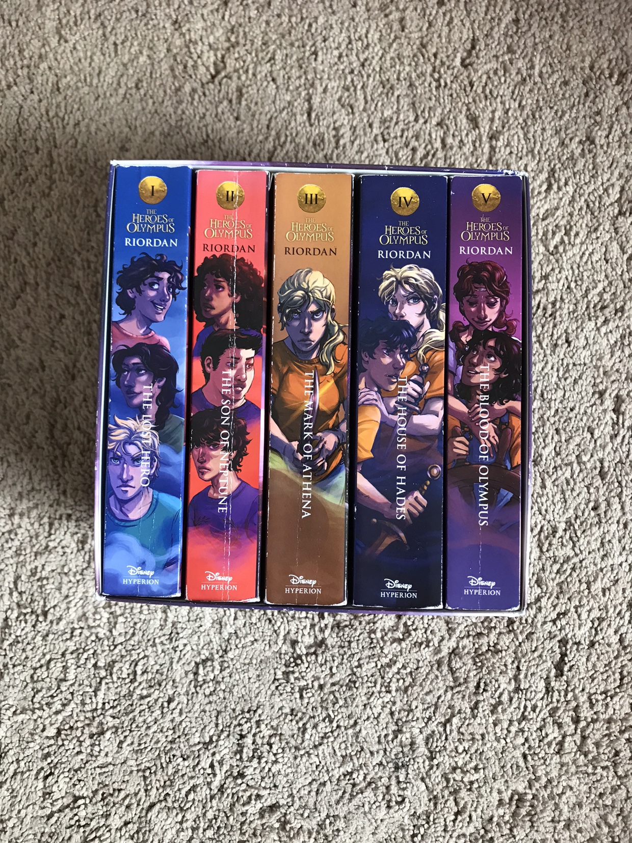 Heroes Of Olympus Book Set